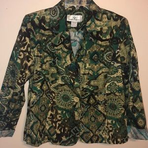 Green and Brown Jacket